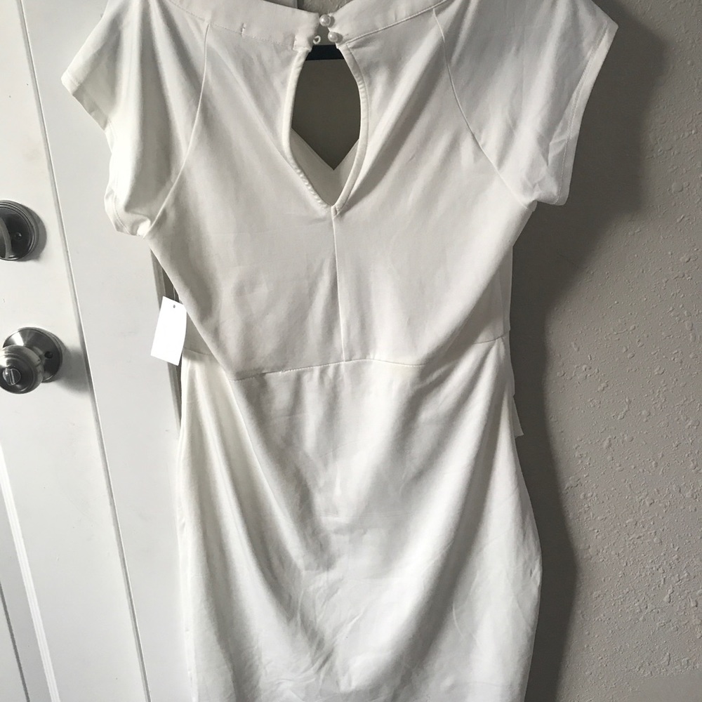Charlotte Ruse white dress, never worn with tags